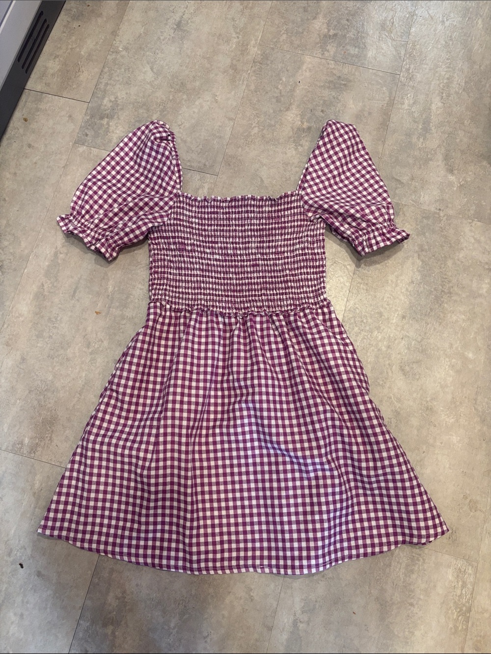 Gingham dress